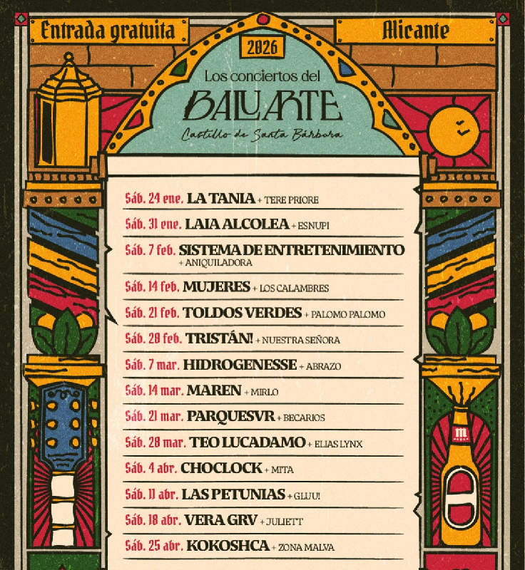 Free concerts in the Castle (CANCELED) — Alicante
