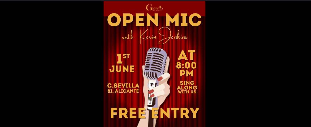 Monday Open Mic - Jam Session Giorgio Wine & Cocktail Bar Monday 20:00 — Alicante