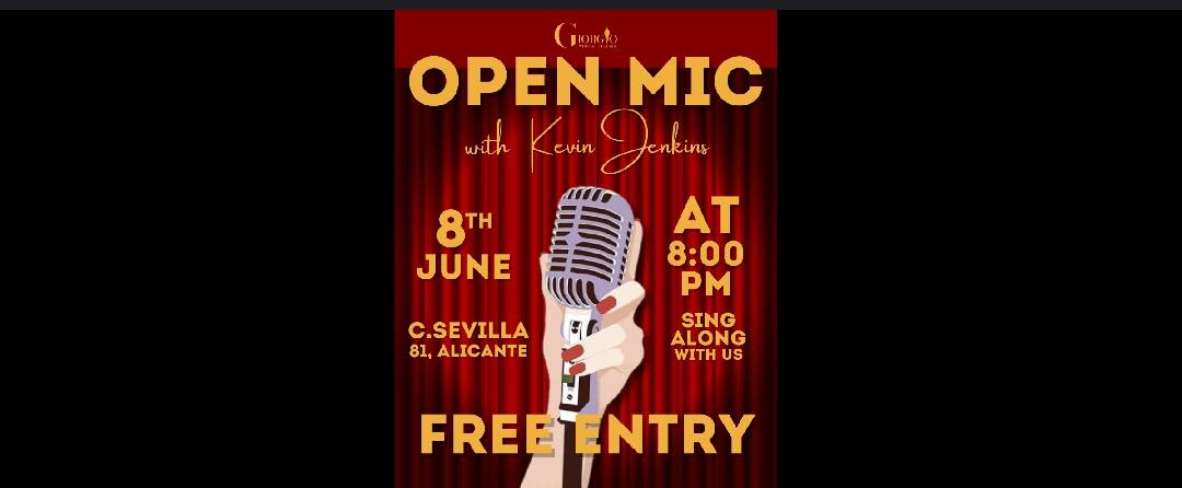Monday Open Mic - Jam Session Giorgio Wine & Cocktail Bar Monday 20:00 — Alicante