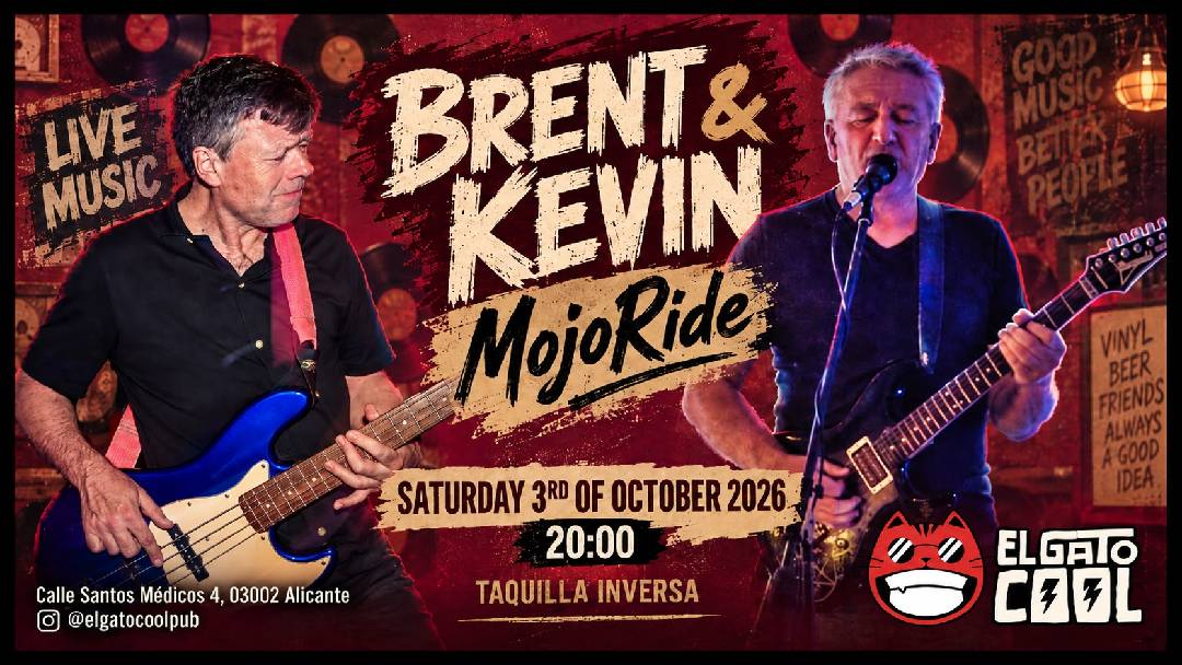 MojoRide Brent & Kevin Live at El Gato Cool — Alicante