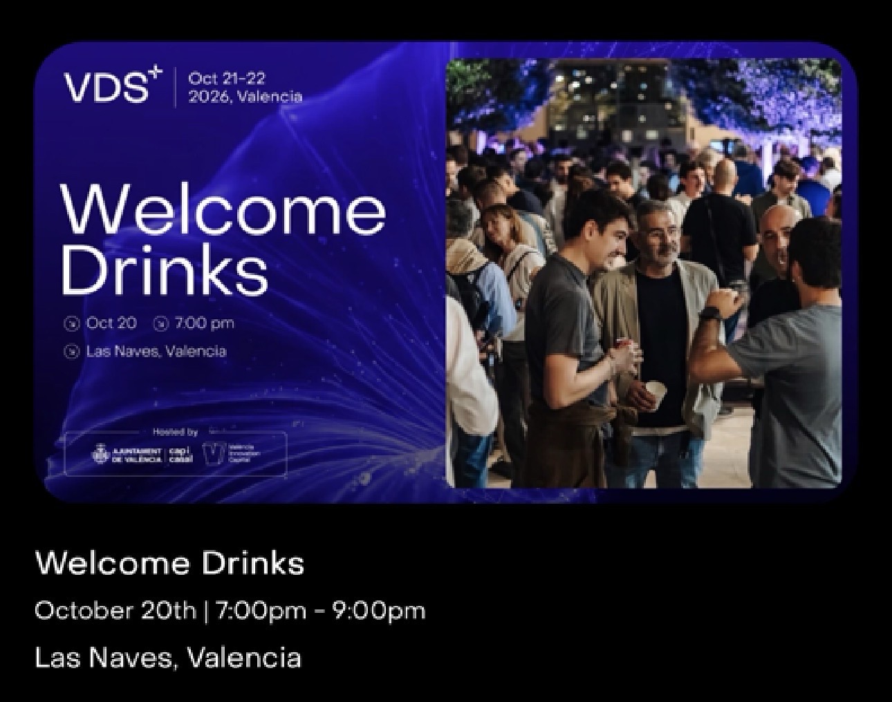 VDS Welcome drink — Valencia