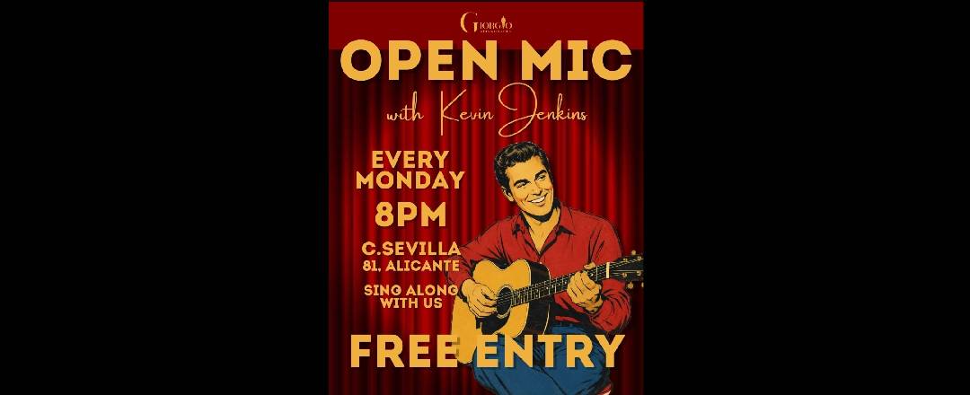Monday Open Mic - Jam Session Giorgio Wine & Cocktail Bar — Alicante