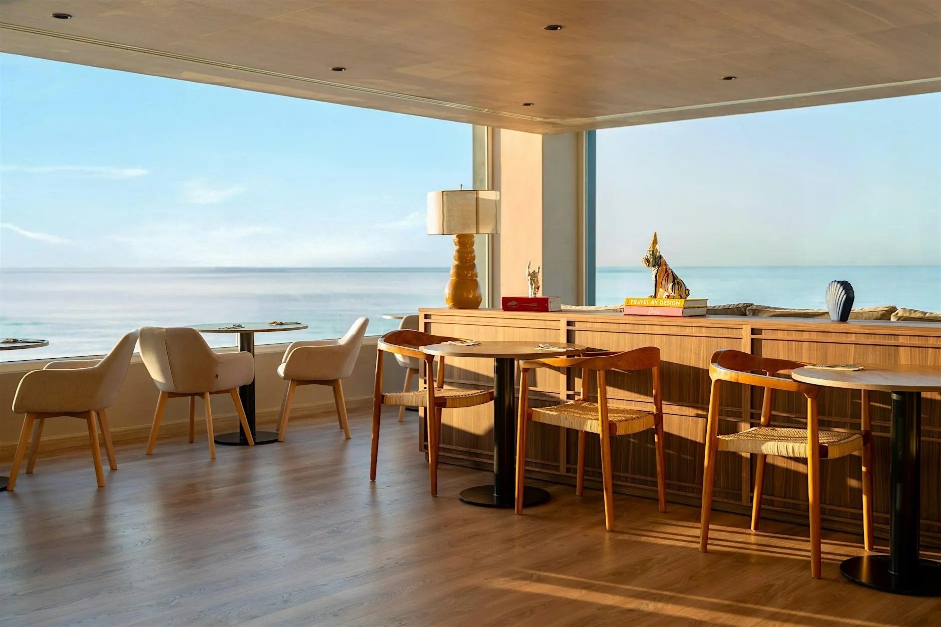 Breakfast buffet with sea views 🌊
