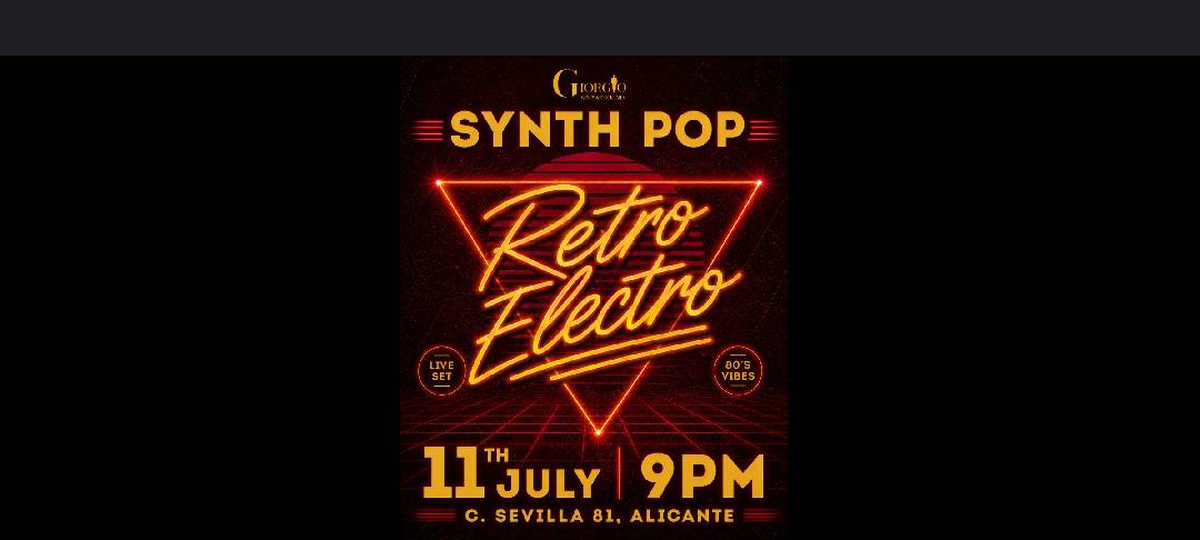 Retro Electro Synth Pop at Giorgio