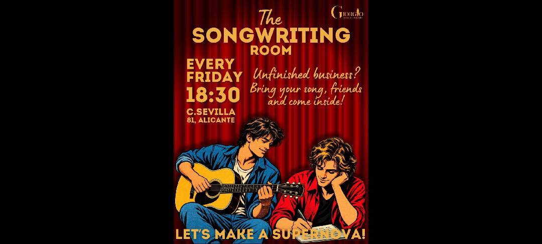 The Songwriting Room at Giorgio — Alicante