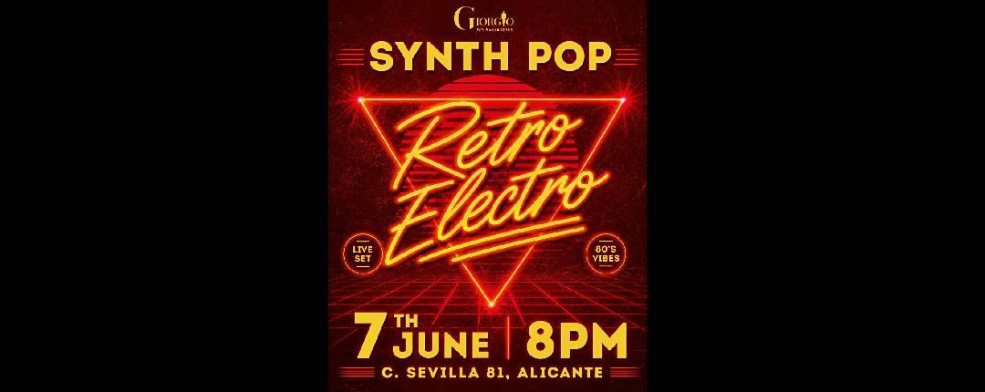 Retro Electro Live Synth Pop at Giorgio โ Alicante