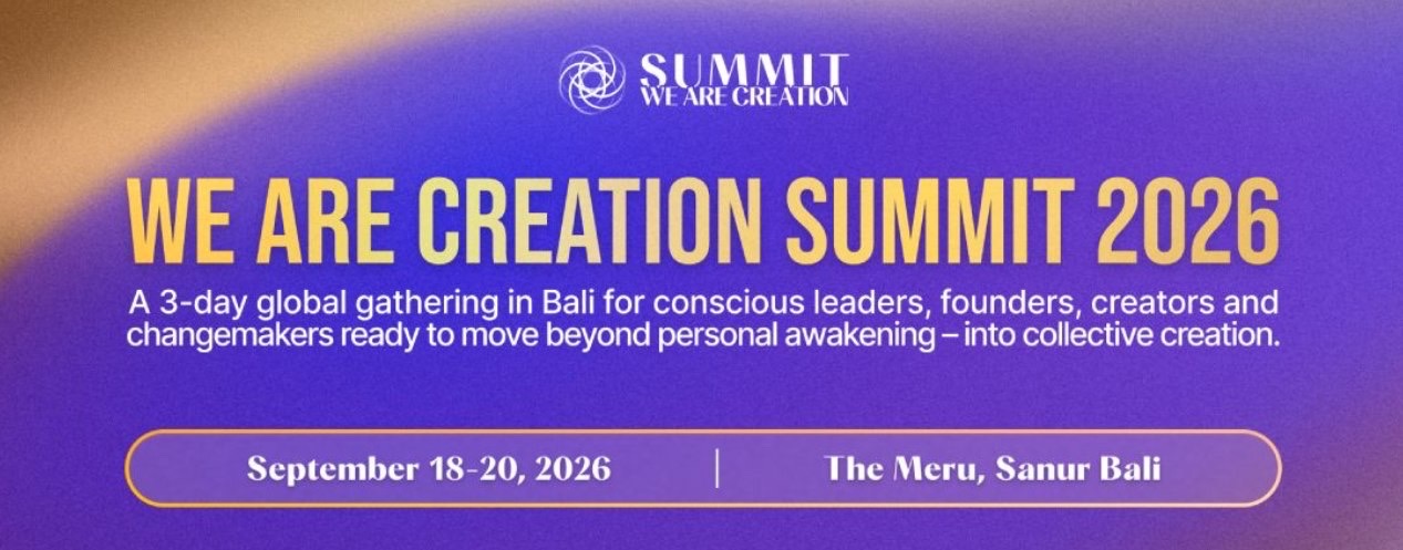 We are Creation Summit — Bali